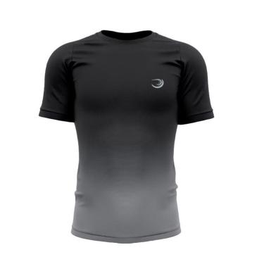Imagem de Camiseta Summer Pro Preta Cinza Treino Corrida - Anti Odor Uv 50+-Unissex