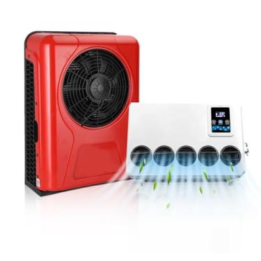 Imagem de 12V Electric RV Truck Camper Van Ar Condicionado Universal AC Unidade 12 V 10000 BTU para caminhão, semi caminhões, RV, Van ac New Energy elétrico automotivo split ar condicionado