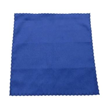Imagem de Luwecf Pano de limpeza de flauta, kit de limpeza de pano macio, limpador de flauta para piano, violino, lentes de sax, Azul