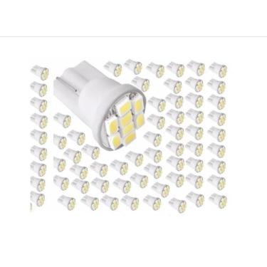 Imagem de 1000 Lâmpadas T10-8 Leds Smd Pingo Luz W5W 1026 Autom - Blue Lion