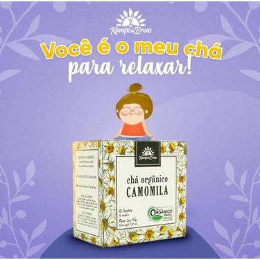 Imagem de Chá orgânico de camomila 10 sachês - kampo de ervas