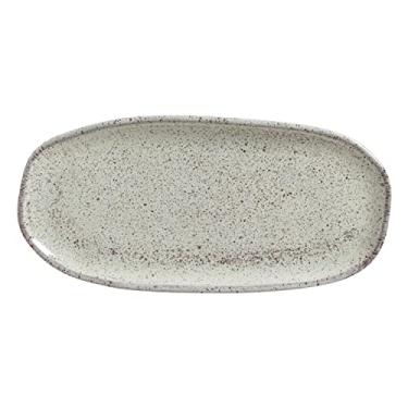 Imagem de Conjunto c/ 4 Travessas Oval Rasa Pequena Orgânico Pistache 23x11 cm