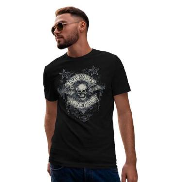 Imagem de Camiseta Avenged Sevenfold Caveira Camisa Unissex Estampada Básica - G