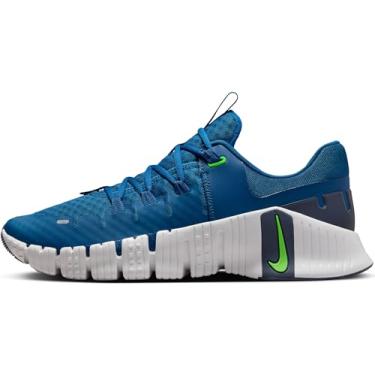 Imagem de Nike Tênis masculino Nike Free Metcon 5, Azul courte, verde, greve, azul trovão, 39