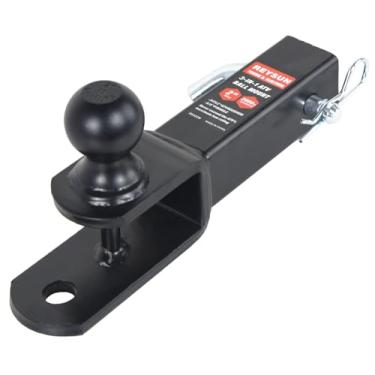 Imagem de REYSUN 864209 Suporte de bola de reboque 3 em 1 ATV/UTV com esfera de reboque de 5 cm, serve para receptor de engate de 5 cm
