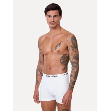 Imagem de Cueca John John Boxer Poliamida Branca Pack 3UN, S/P