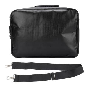 Imagem de Yosoo Bolsa de Documentos à Prova de Fogo Com Fechadura, Grande (17 X 12 X 5,8 polegadas) Organizador de Armazenamento à Prova D'água para Documentos Importantes, Laptop, Dinheiro,