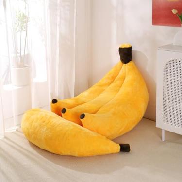 Imagem de IEVENW Cadeira de pufe banana com otomano, sofá-cama de chão com apoio para os pés, espreguiçadeira conversível confortável para adolescentes e adultos, sofá de pelúcia para quarto, sala de estar ou