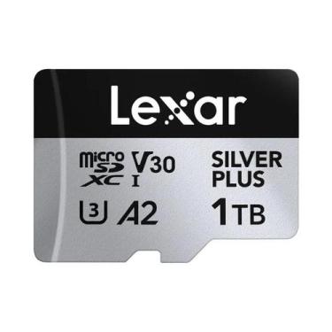 Imagem de 256GB 128GB 64GB Lexar Professional Micro SD Card Silver plus UHS-I U3