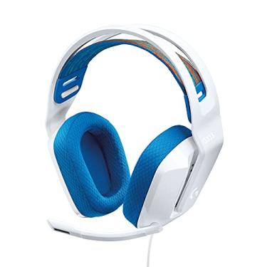 Imagem de Headset Gamer Logitech G335 com Almofadas com Espuma de Memória, Design Leve e Conexão 3,5mm para PC, PlayStation, Xbox, Nintendo Switch e Mobile - Branco