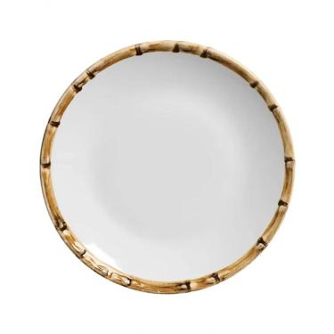 Imagem de Jogo Pratos Sobremesa Bambu Scalla 6 Unidades Branco