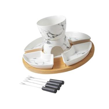 Imagem de ＫＬＫＣＭＳ Conjunto de Panelas para Fondue, Conjunto de Tigelas para Derreter Queijo, Caramelo E Manteiga