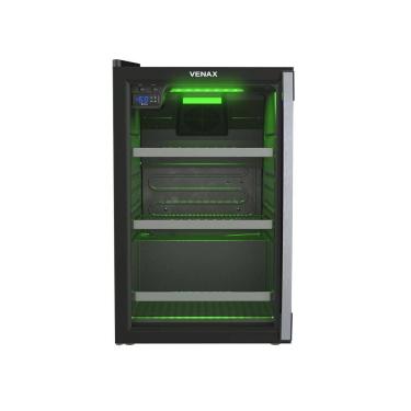 Imagem de Cervejeira Venax 82L Color Light Preto Porta Invertida