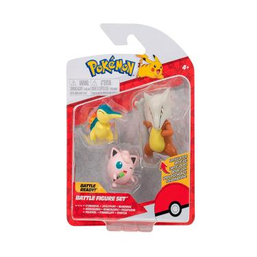 Imagem de Bonecos - Pokemon Battle - Cyndaquil - Jingglypuff - Marowak SUNNY BRINQUEDOS