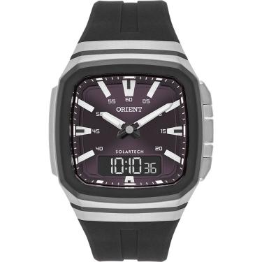 Imagem de Relógio Orient Solartech Masculino Anadigi Gbspa003 Prata