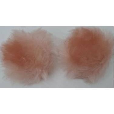 Imagem de Pompom pelo baixo sem alca ref 4432/1 2 unid cor rosa seco - BRITÂNIA