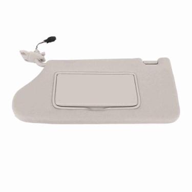 Imagem de Greensen Quebra-sol Com Luz de Maquiagem, Bege Lado do Motorista Quebra-sol para Altima 2013 a 2018 Espelho HD Ideal para (Lado do motorista esquerdo, 96401 3TA2A)