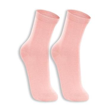 Imagem de Kit 2 Pares de Meias Cano Longo Lupo 4575-088, Rosa