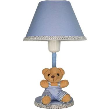 Imagem de Abajur Infantil Bebê Quarto Criança Liso Urso Bege ul - Erich Baby