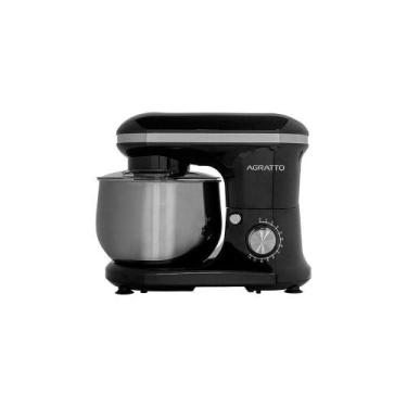 Imagem de Batedeira Planetária Supremma Preta 5 litros 700W Agratto, 220V