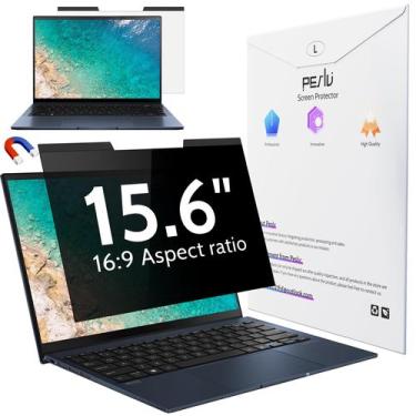 Imagem de Tela magnética de privacidade para laptop Peslv 15,6" com filtro de lu