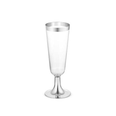Imagem de Kit 40 Taças Champagne/Espumante Prosecco 150ml Descartáveis de Luxo e