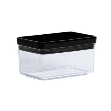 Imagem de Pote Hermético Acrílico Retangular Lumini Empilhável 580ml - Paramount