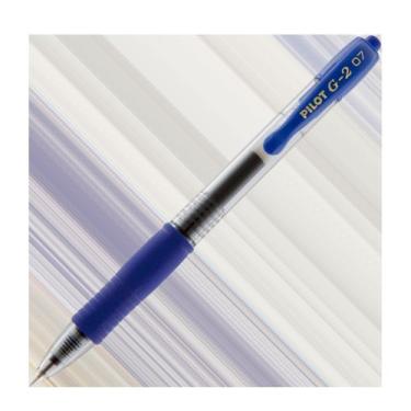 Imagem de Caneta Pilot 0.7 G-2 gel azul retrátil