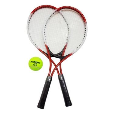 Imagem de Kit Jogo Tênis Quadra Infantil Amador 2 Raquetes E Bolsa - Art Sport