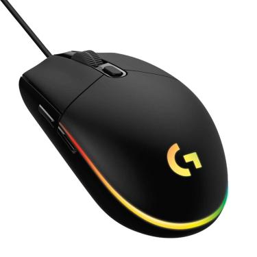 Imagem de Mouse para jogos Logitech G203 Wired 8.000 DPI LIGHTSYNC RGB Preto