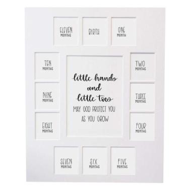 Imagem de Tapete fotográfico rústico vermelho Door Little Hands Little Toes Whit