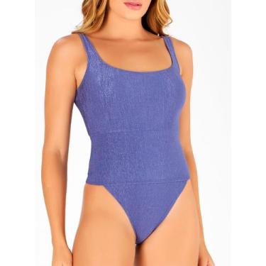 Imagem de Maiô Body Banho de Mar 623.529 Feminino Zero Barriga Texturizado Micro