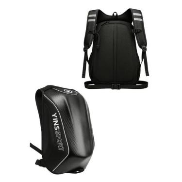 Imagem de Mochila para Moto com Casco e Fechamento Seguro Porta Capacete - Yin's