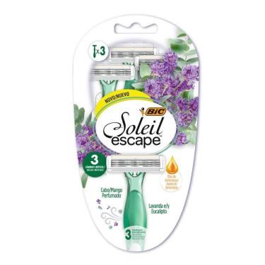 Imagem de Barbeador descartável Soleil Escape 3uni Bic