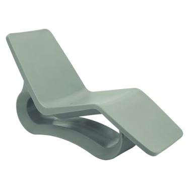 Imagem de Espreguiçadeira Chaise Tramontina Octo ECO em Polietileno I'm Green Com Furo Verde Sálvia