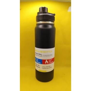 Imagem de Garrafa Térmica de Aço Inoxidável, 800ml, Conserva Bebidas Geladas 24h e Quentes 8h, Tampa Quick Flip, Lavável em Máquina