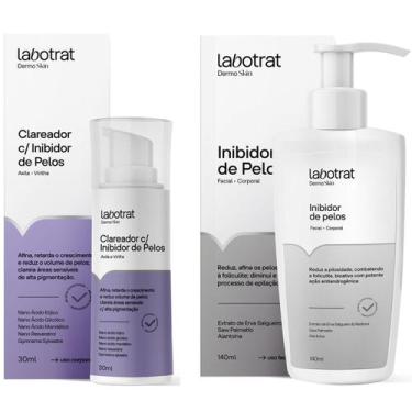 Imagem de Kit Clareador Axilas e Virilha e Inibidor de Pelos Combate a Foliculit