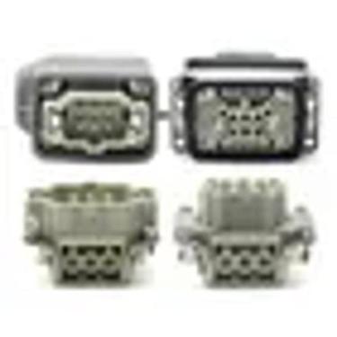 Imagem de Tomada Elétrica 6 Pinos - 16A - Cobre - IP65 - Cinza