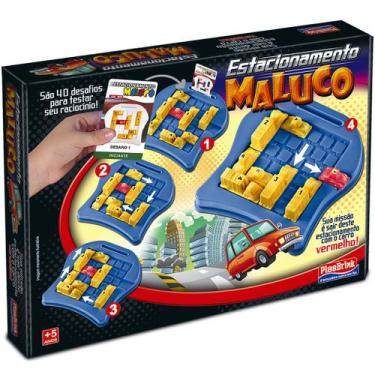 Imagem de Jogo Tabuleiro Brinquedo Estacionamento Maluco Raciocínio 40 Desafios 