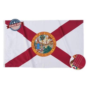 Imagem de Bandeira TOPFLAGS Florida 90x150cm ao ar livre de dupla face