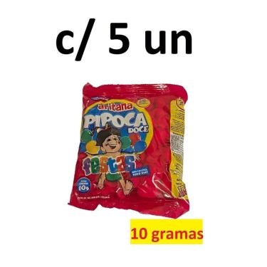 Imagem de Fardo De Mini Pipoca Doce Com 5 Unidades De 10Gr Aritana