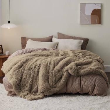 Imagem de Cobertor Bedsure King 274x229 cm Soft Sherpa Faux Fur