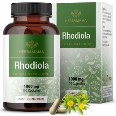 Imagem de Suplemento HERBAMAMA Rhodiola Rosea Calm Capsules 1000mg