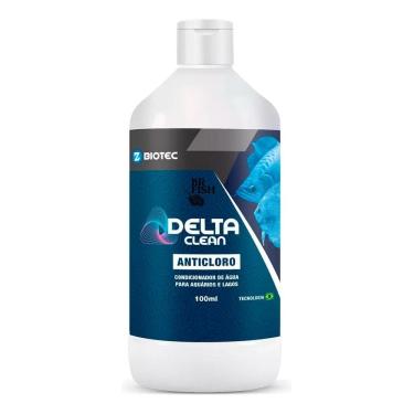 Imagem de Condicionador Água Delta Fish Clean Anticloro Aquários 100Ml