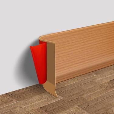 Imagem de Revestimento de moldagem de rodapé com base de parede em vinil FONUNO 