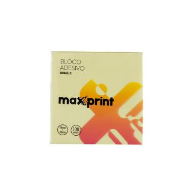 Imagem de Bloco Adesivo Post-it Amarelo Maxprint