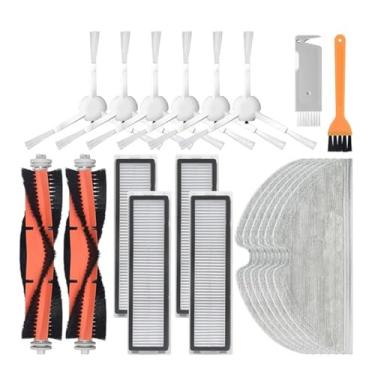 Imagem de Main/Side Brush Mop Cloth Hepa Filter Compatible With XiaoMi Dreame D9 & Bot L10 Pro Trouver Robot LDS Vacuum-Mop Finder Spare Parts(Yellow)