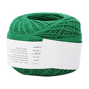 Imagem de GLOGLOW Fios de Algodão de Renda Macia e Suave para tricô, Bordado e Criação de Absorção para Projetos de Verão (#8)