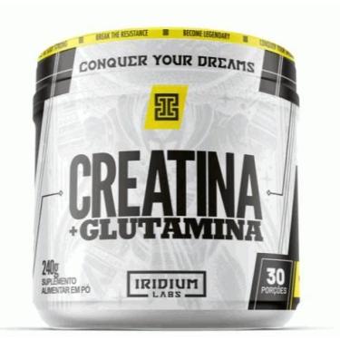 Imagem de Creatina + Glutamina (240g) - Padrão: Único - Iridium Labs