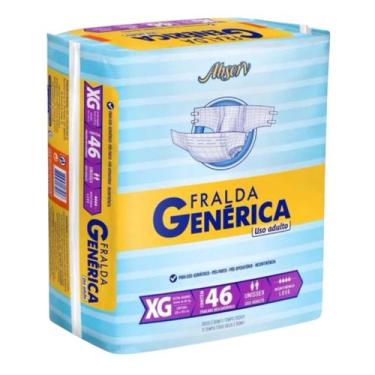 Imagem de Fralda Descartável Geriátrica GENÉRICA Adulto Absorv Incontinencia Uri